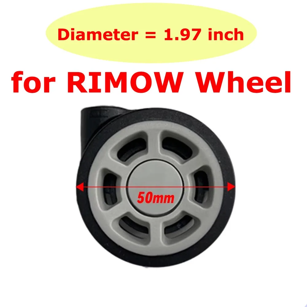 Image of Durchmesser ca. 1,96 Zoll. Räder für Rimowa-Koffer, Ersatzräder für Rimowa-Koffer, Radbaugruppe für Rimowa-Koffer, Rimowa-Kofferteil.