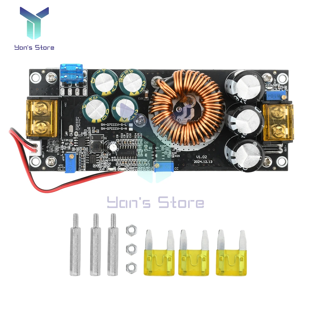 1200W 20A DC-DC Boost Converter Step Up Power Supply Module DC14-60V to 14-90V Constant Voltage Adjustable Voltage Charger