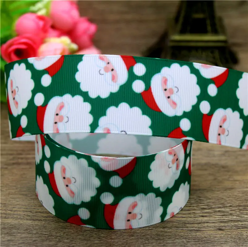DHK 1.5\'\' 5yards Christmas Halloween Easter Fall Leaf Printed Grosgrain Ribbon Accessory Hairbow Decoration Wholesale 38mm C1562