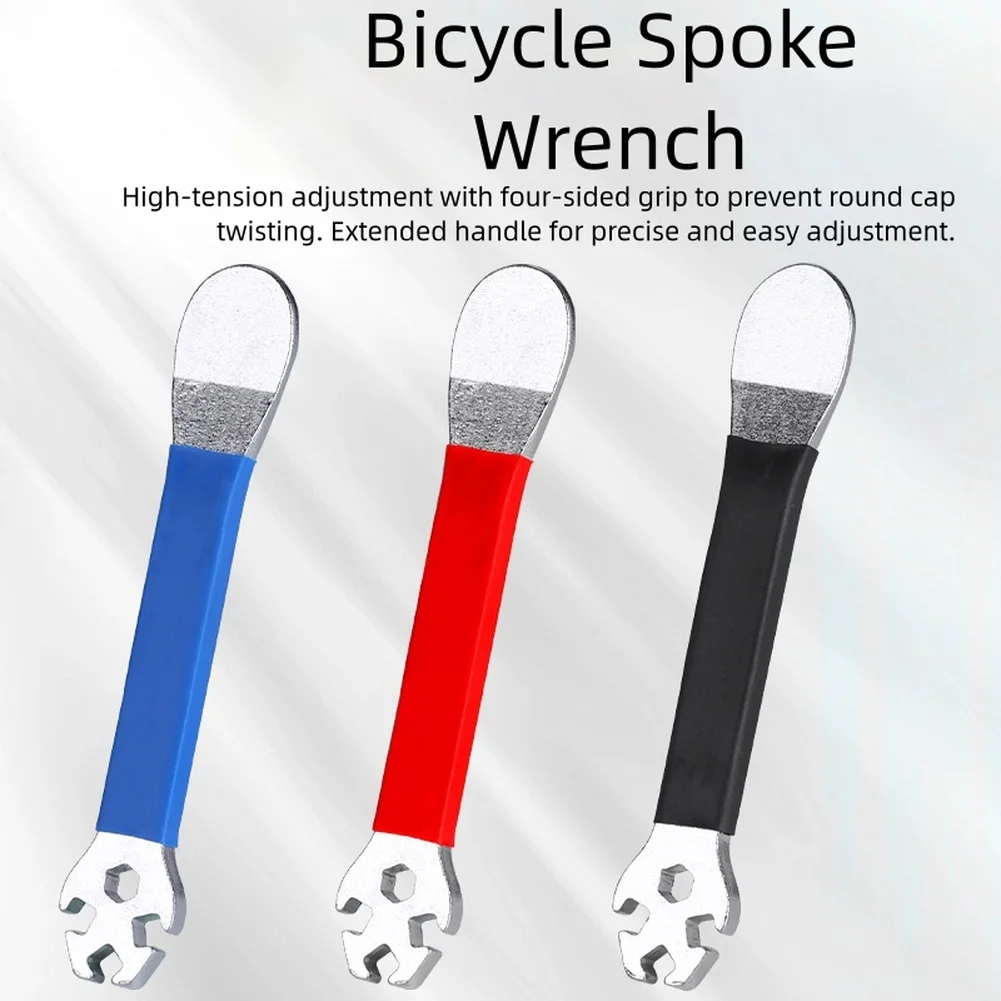 

Professional Bicycle Spoke Wrench Steel Spoke Wrench Rim Adjustment Tool For Bike Cycling Wheel Tension Correction Repair Tools