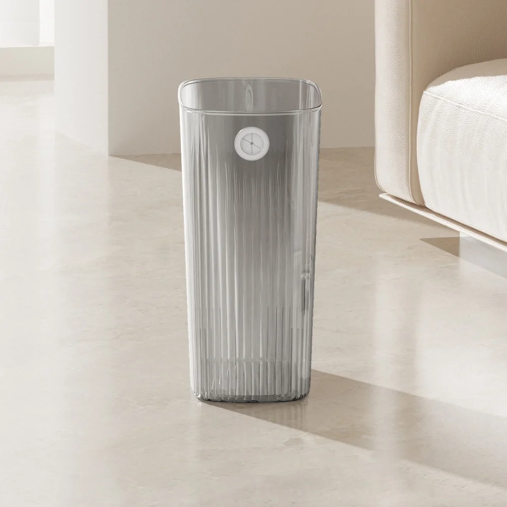 

1pc Large Capacity Plastic Trash Can For Bedroom Bathroom Kitchen Office Bin Pp Garbage Container