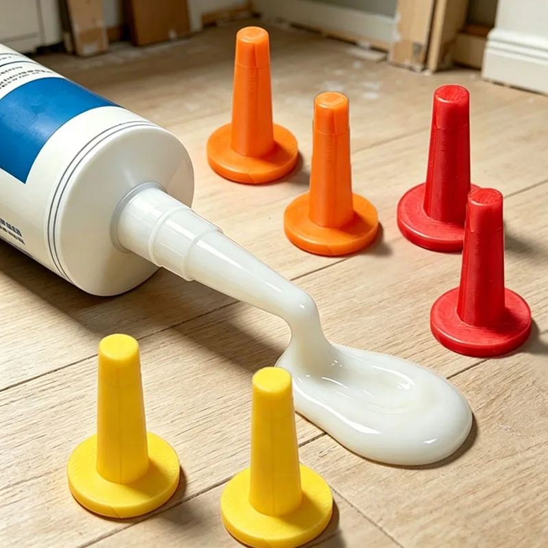 6Pcs Hard Plastic Sealing Caps Random Color Anti-drying Cover for Standard Glass Tubes