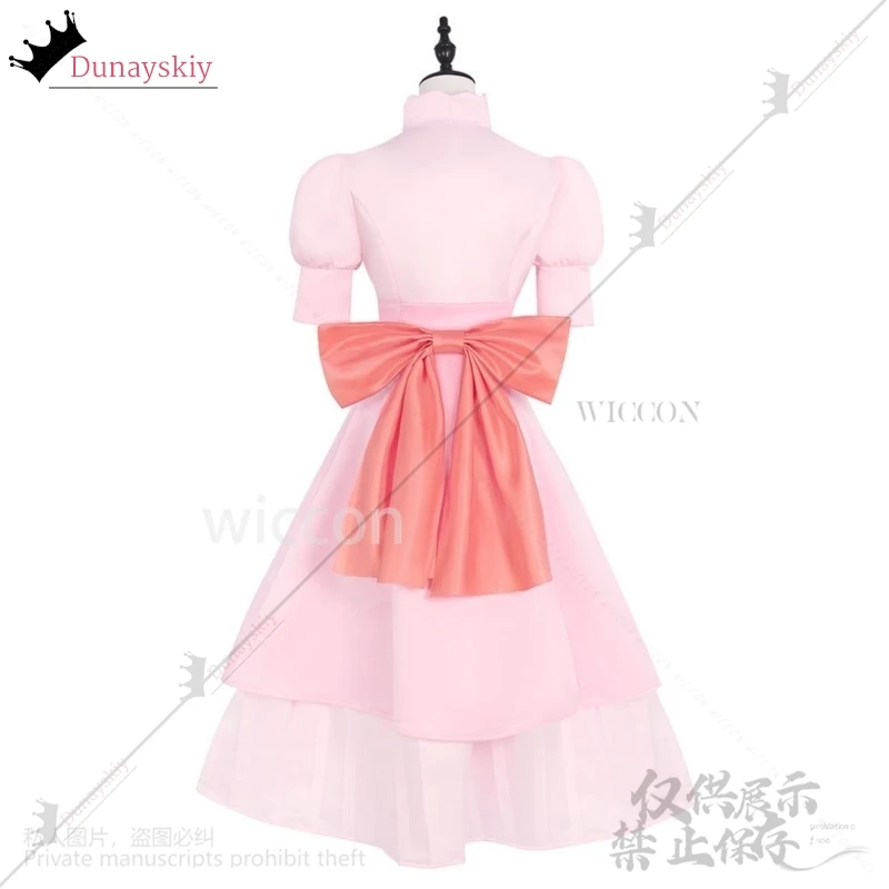 Anime Charlotte Pudding Cosplay Różowa Sukienka Księżniczki Damska Y2K Jirai Kei Dziewczęca Lolita Halloween Party Podwójny Kucyk Role-playing