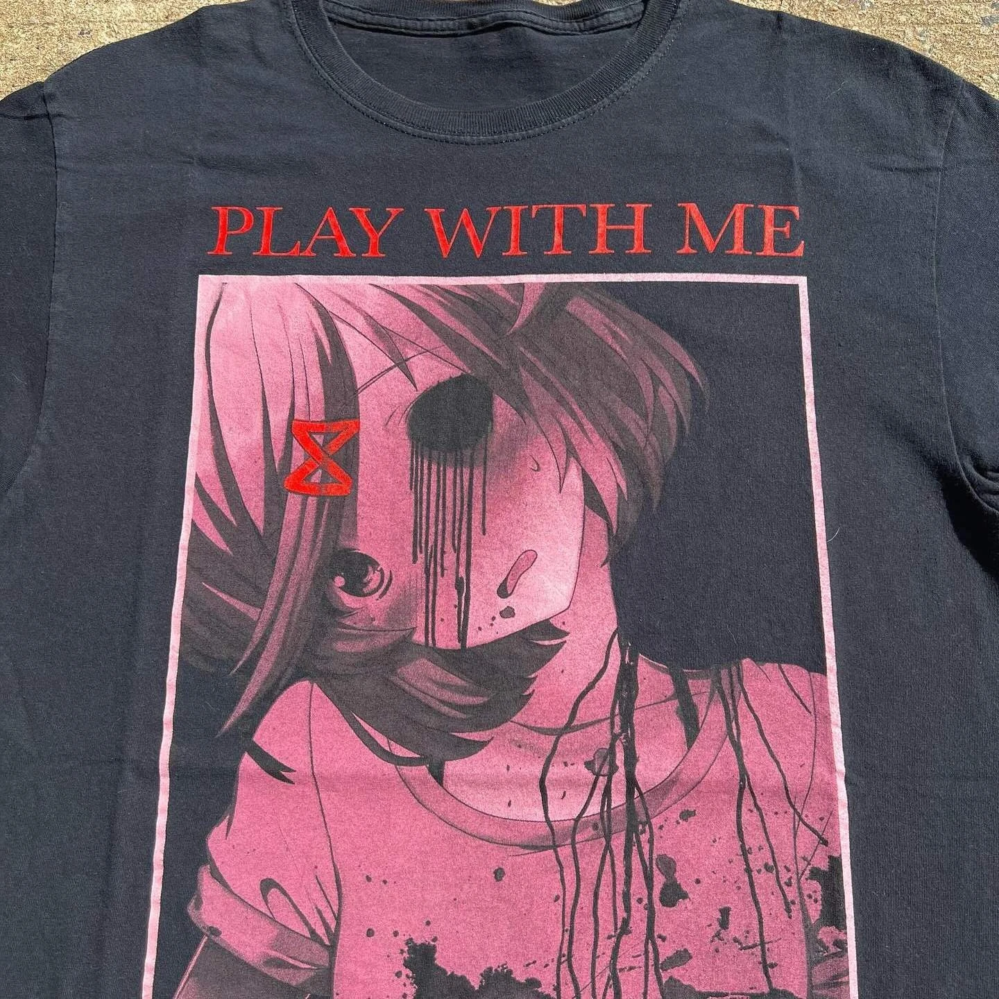 Heartbeat Literature Department - Contrast Horror Sayori Weird Sad Short-Sleeved T-shirt