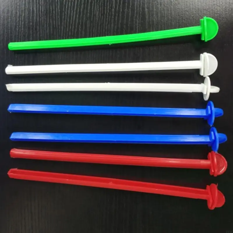 

U6XC Bird Plastics Perch 5-Piece Traning Standing Rod Grinding Toy for Small Bird