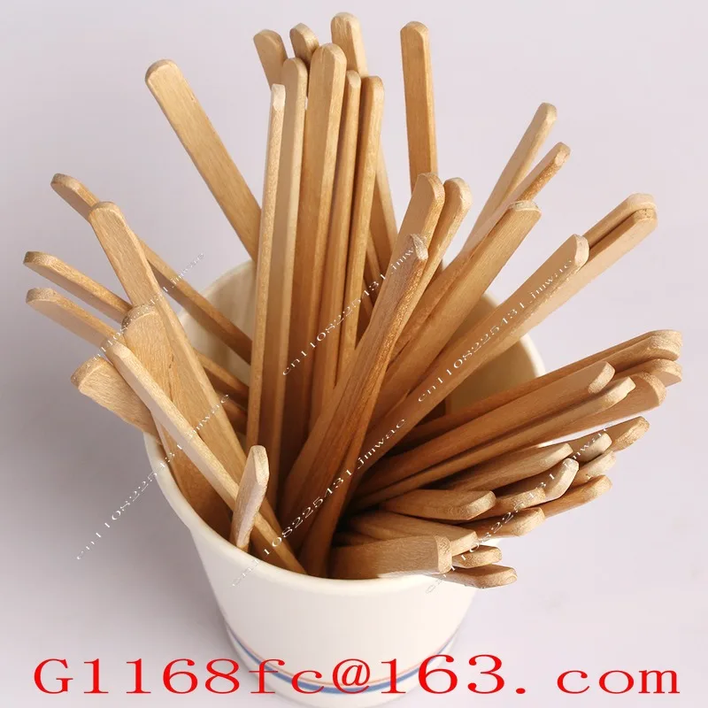14cm Coffee Stirring Stick Disposable Wooden Stick Single Individually Packaged 5000 Pieces with A Thickness of 2MM
