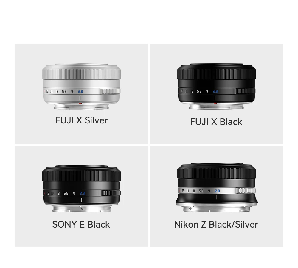 TTARTISAN 27mm F2.8 Autofokus-Kameraobjektiv für Fuji X Fujifilm XF Sony E Nikon Z Mount STM APS-C Eye Perception für XA7 XT100 – Detail 4
