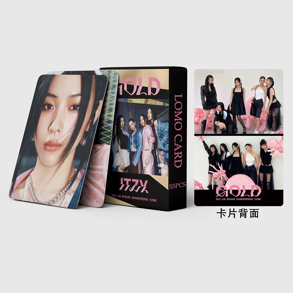 Imagem -03 - Kpop Itzy Lomo Cartões Melhores Amigos para Sempre Temporada de Saudação Álbum de Fotos Cartões Photocard Cartão Postal Fotos Fãs Presente