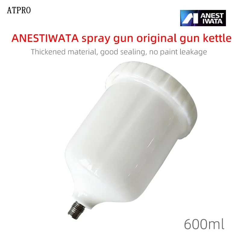 

Original ANEST IWATA Spray Gun Pot S27 WS400 Spray Gun Plastic Tank 600 Ml upper Pot Accessories