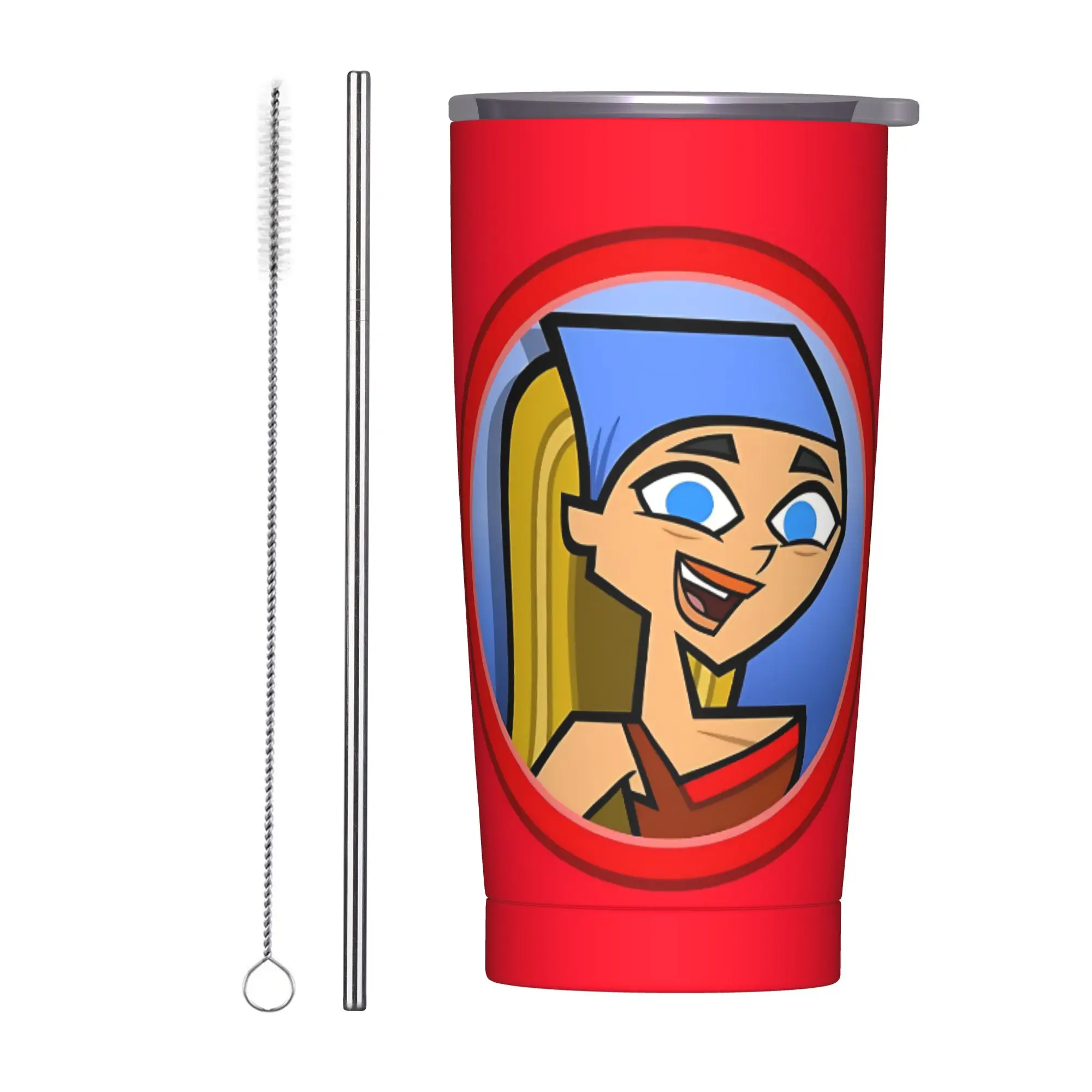 Totals Dramas Island Icon - Lindsay Tumbler Vacuum Insulated  Thermal Cup Stainless Steel Double Wall Mug Water Bottle, 20oz