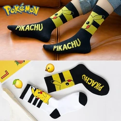 Pokemon Anime figürü Pikachu Cosplay çorap erkekler kadınlar kış çorap aksiyon figürü karikatür çocuklar bebek noel doğum günü hediyeleri