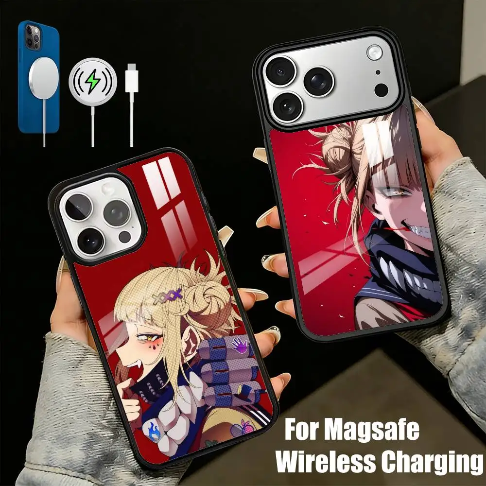 T-Toga My HeroES A-AcademiaS Phone Case For iPhone17,16,15,14,13 Plus,Pro Max Magnetic For Magsafe Wireless Charging