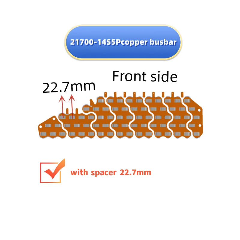Supply 52V Battery Copper-nickel Strips Of 0.3mm Thickness For The Copper Busbars Used In The 14S5P Electric Bike (E-bike) Modul