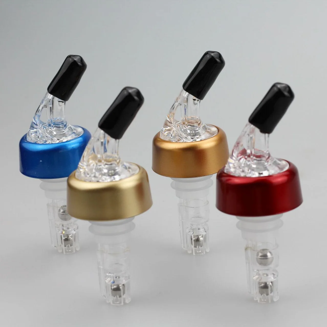 

Automatic Measured 30 ml Bottle Pourer Quick Shot Spirit Measure Pourer Drinks Wine Cocktail Dispenser with caps