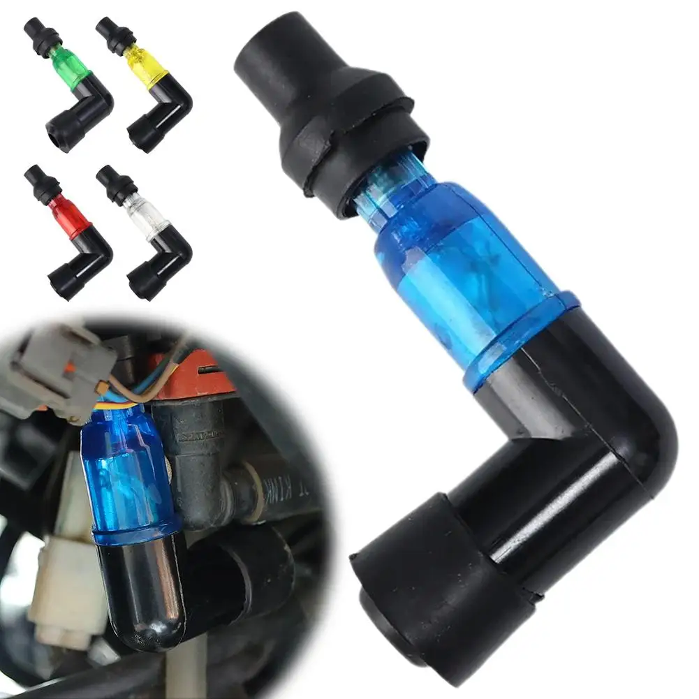 العالمي للدراجات النارية فلاش شرارة التوصيل غطاء دراجة نارية الإشعال شرارة التوصيل غطاء الكوع وامض شرارة التوصيل غطاء للدراجات النارية G2N8 #2