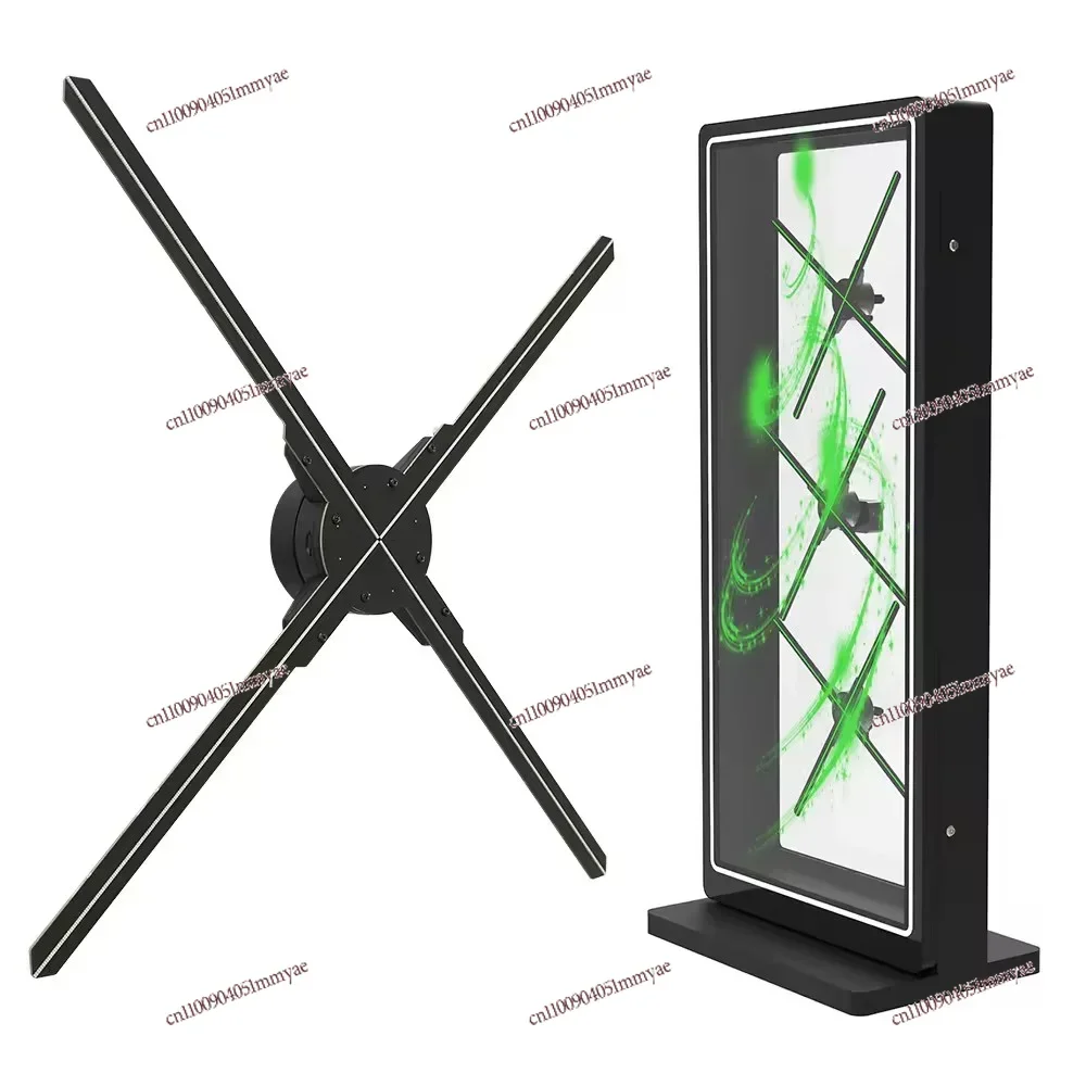

3D Hologram Projector LED Fast Shipping Fan Holographic Display Fan with Built-in LED Lights for Home Decor