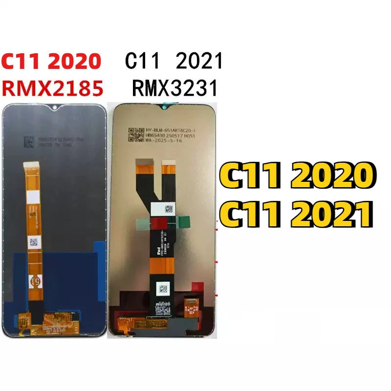Проверенный ЖК-дисплей C11 для OPPO Realme C11 2020, ЖК-дисплей RMX2185, сенсорный экран, дигитайзер в сборе для Realme C11 2021, ЖК-дисплей RMX3231