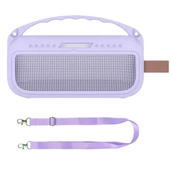 Soft Silicone Handle Cover Case and Shoulder Strap for Bose SoundLink Flex Bluetooth Portable Speaker Accessories