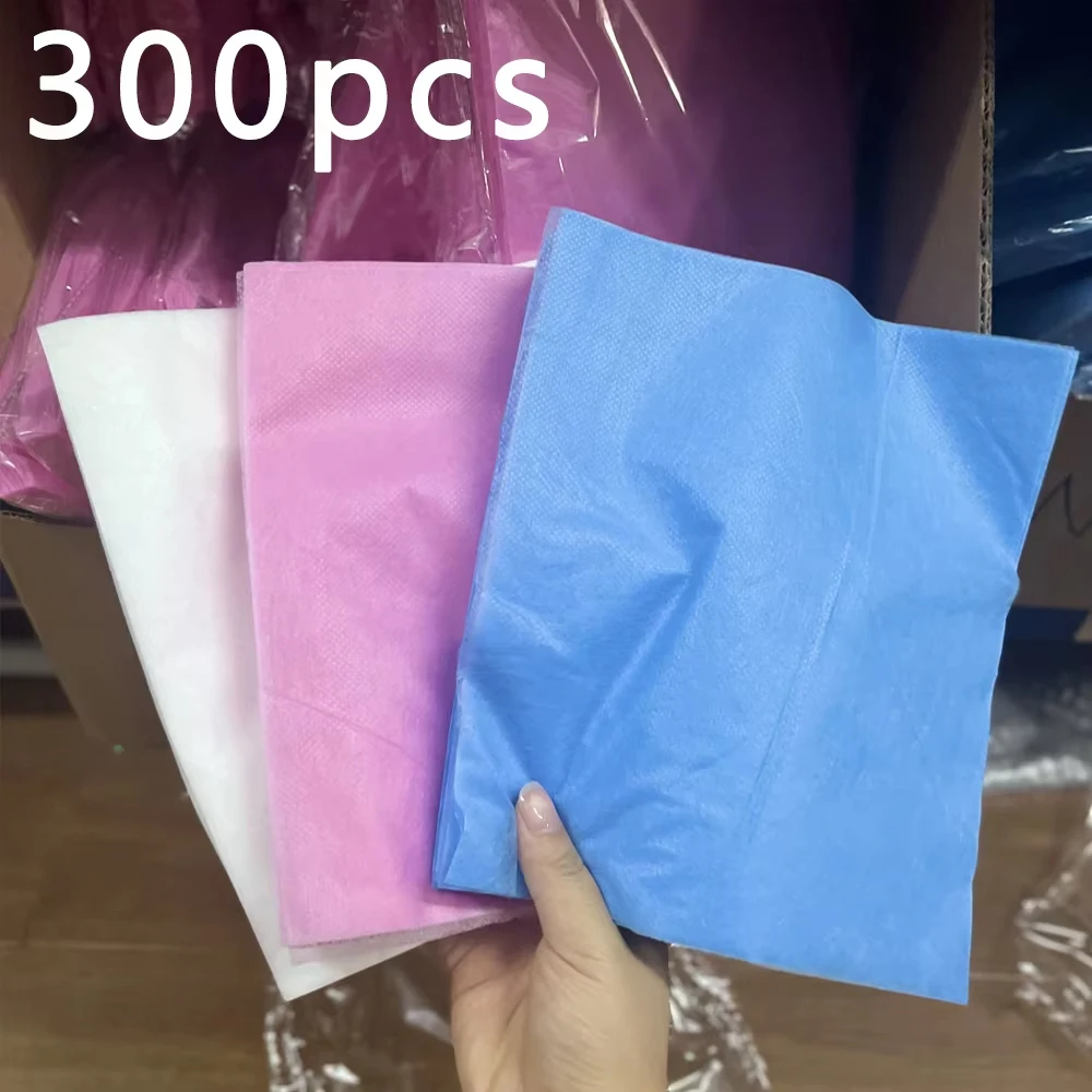 300pcs Nail Art Dust Collector Filter Paper 19x24cm Manicure Machine Dust Replace Nail Art Vacuum Cleaner Pink Blue Filter Paper