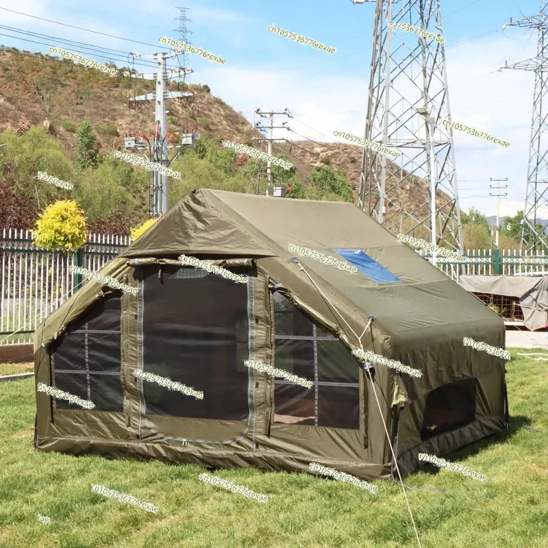 Glamping Inflatable Outdoor Camping Tent   Family Luxury Tent