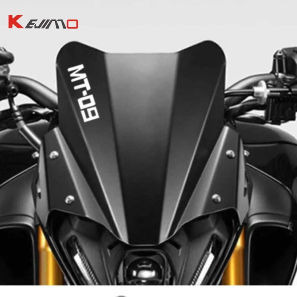 

For YAMAHA MT09 MT-09 MT 09 Windshield Windscreen Aluminum Wind Shield Deflectore MT-09 2021 2022 2023 Motorcycle Accessories