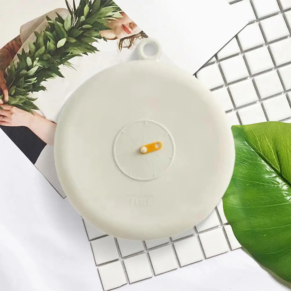 Clock Design Food Covers 3pcs Reusable Silicone Stretch Lids Set Food-grade Heat-resistant Container Covers -free Kitchen