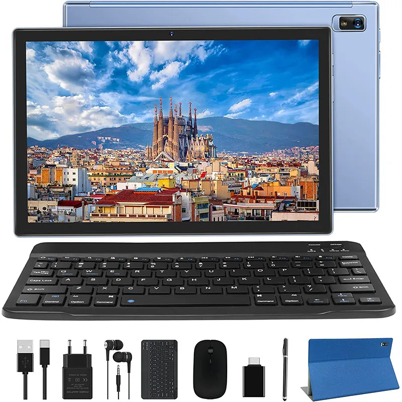 Aocwei-X900 Android 12 Tablet, 10.1 ", Octa Core, 8000 mAh, PC, 120Hz, 2.5K, Display LCD, Tablet, Versão Global