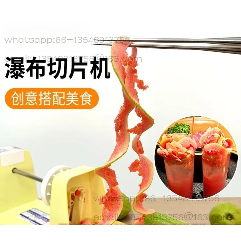 Waterfall fruit slicer cutting guava artifact bitter gourd slicer cucumber  multi-functional vegetable slicer