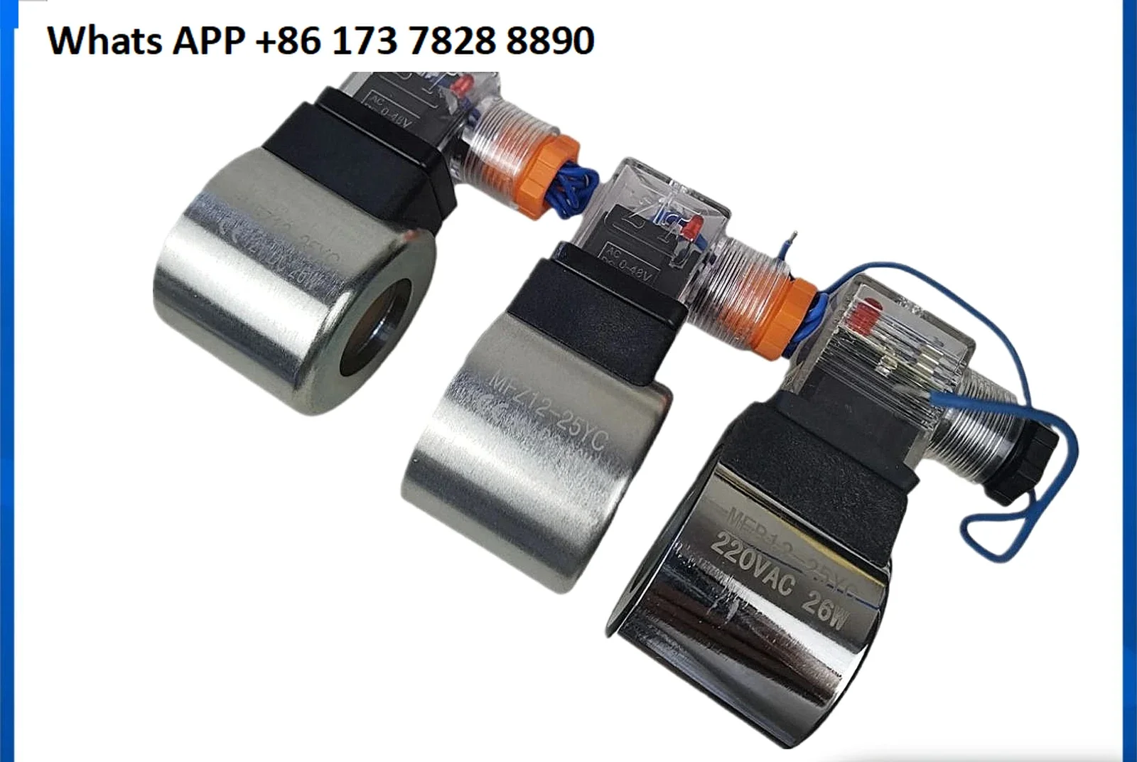 

All copper MFZ12-25YC 24VDC 26W special coil for hydraulic solenoid valve MFZ12-25YC 1