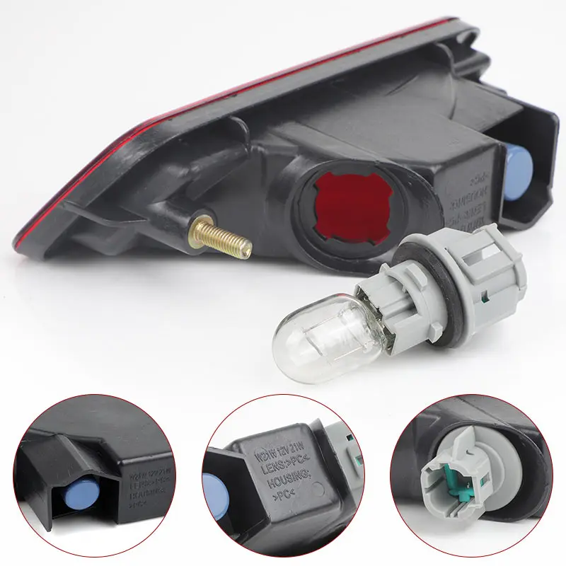 26580-ED50A المصد الخلفي الضباب عاكس الضوء الذيل وقف عكس الضوء لنيسان X-Trail T32 Juke Rogue 2014 2015 2016 2017 2018 #3