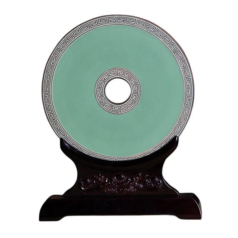 Longquan celadon jade wall ornament