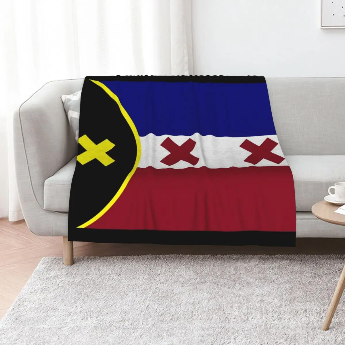 

lmanberg flag Throw Blanket wednesday Plaid Comforter Nap Blankets