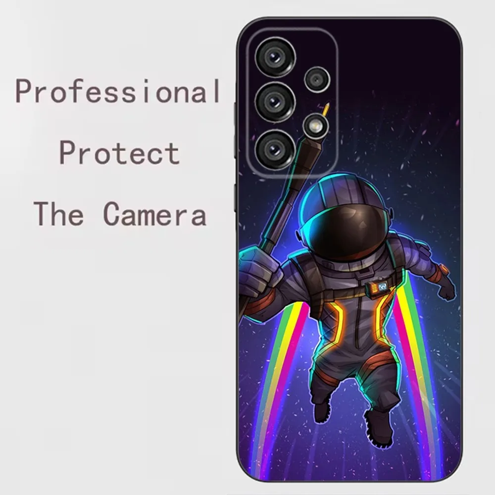 حافظة هاتف F-Fortnite رائعة لهاتف سامسونج جالاكسي A91,A80,A73,A72,A71,A53A52,A32,A31A22,A21s,A20, غطاء أسود #2