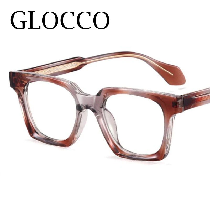 التدرج اللون موضة مربع نظارات للقراءة النساء العلامة التجارية مصمم جديد مكافحة الضوء الأزرق طول النظر الشيخوخي نظارات الكمبيوتر #4
