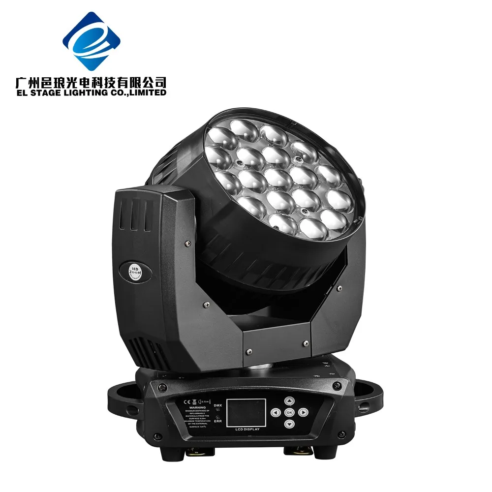 Wash Pixel Control 19x15W LED RGBW Wash Mini Moving Head Light DMX Stage Lighting Beam Moving Head Wash