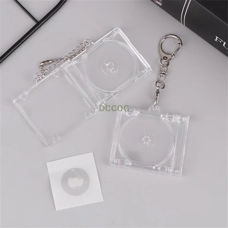 Peripheral Commemorative Album Key Holder For DIY Backpack Pendant﻿ Mini NFC Functional CD Disc Case Key Chain