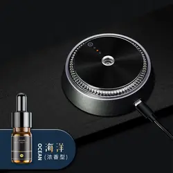 Electric Auto Air Diffuser Aroma Car Air Freshener Car Air Vent Humidifier Mist Wood Grain Oil Aromatherapy Perfume Fragrance