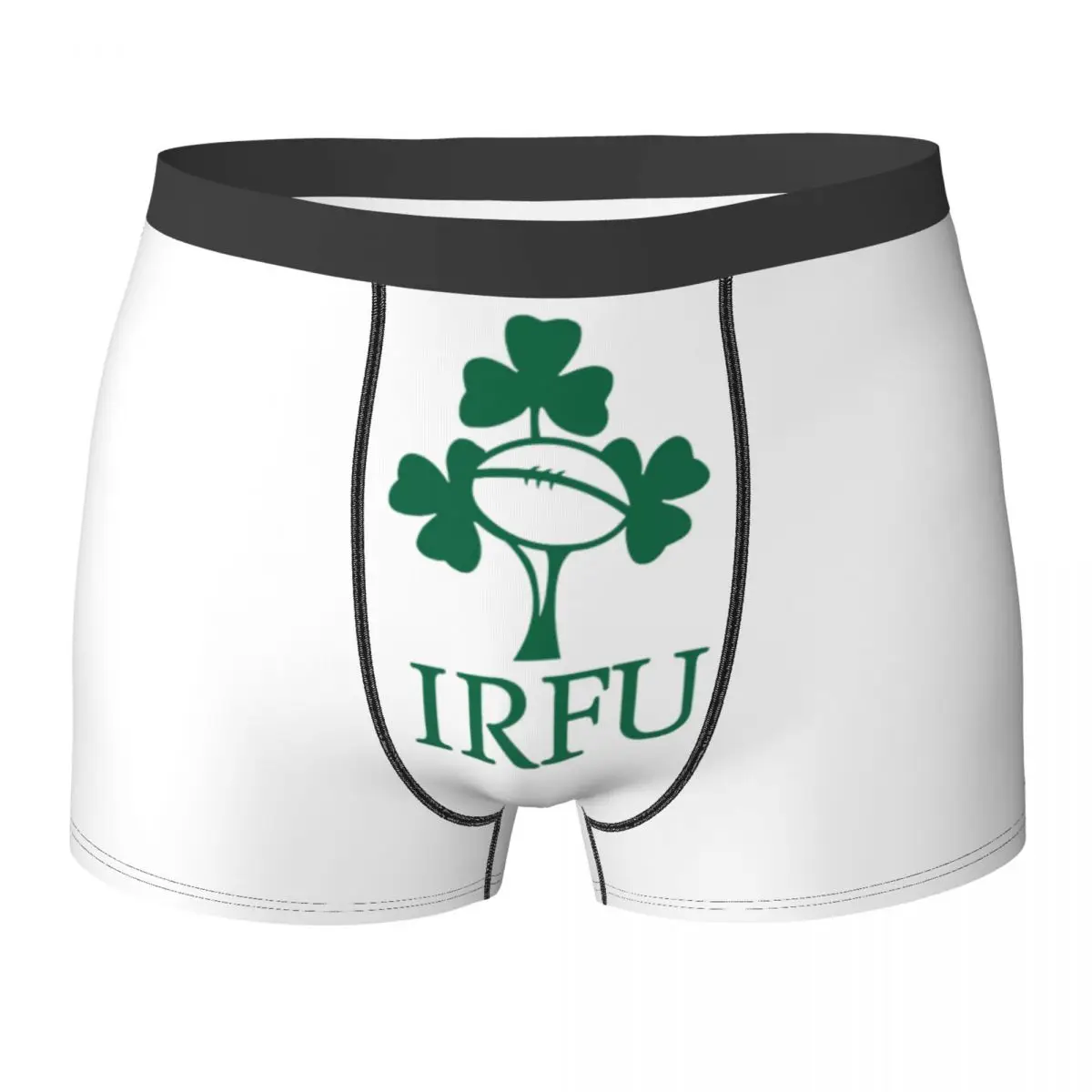 Boxer Underpants Shorts Ireland Rugby Team Panties Men Soft Underwear for Homme Man Boyfriend Gift