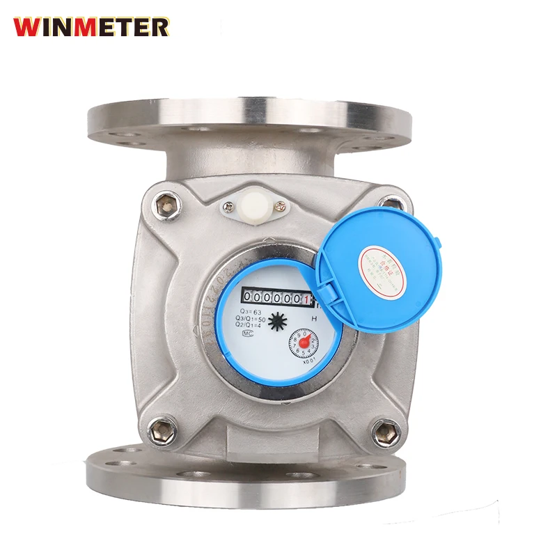 Woltman Smart Prepaid Remote Control Flow Meter DN50/DN80/DN100/DN150/DN200 Large Size Flange for Cold/Hot Water IP68 OEM