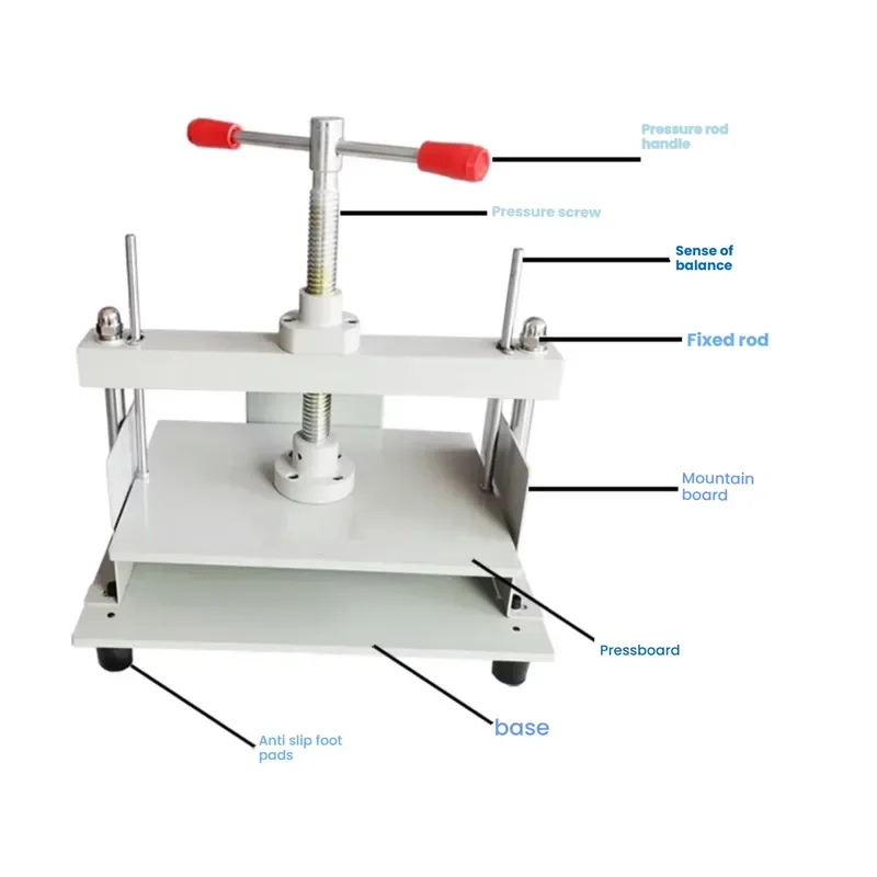 A4 Manual Paper Flattening Machine Desktop Book Press for Office Document Processing Tool Heavy Duty Binder Repair Equipment
