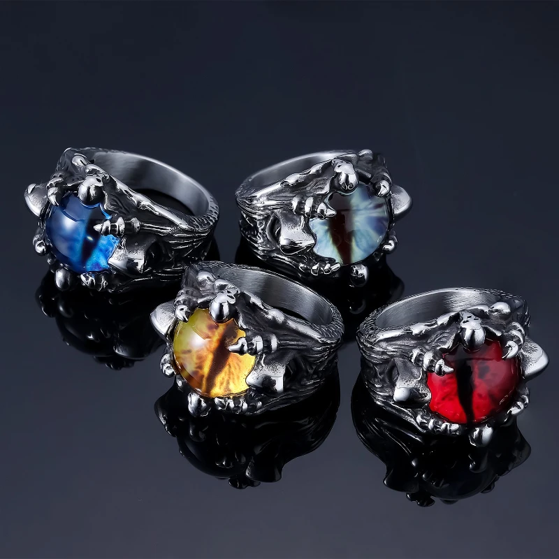 Geometrischer unregelmäßiger Ring Titanstahl Männer Frauen Hip Hop personalisierte Mode Ringe Schmuck – Detail 2