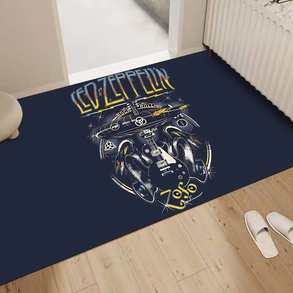 Alfombra de puerta clásica L-Led z-zeppelin, decoración para habitación de niños, felpudo antideslizante para balcón, felpudo para sala de estar