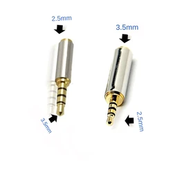 3.5mm to 2.5mm / 2.5 mm to 3.5 mm Adapter Converter Stereo Audio Headphone Jack High Quality Mobile Phone Adapters Accessories