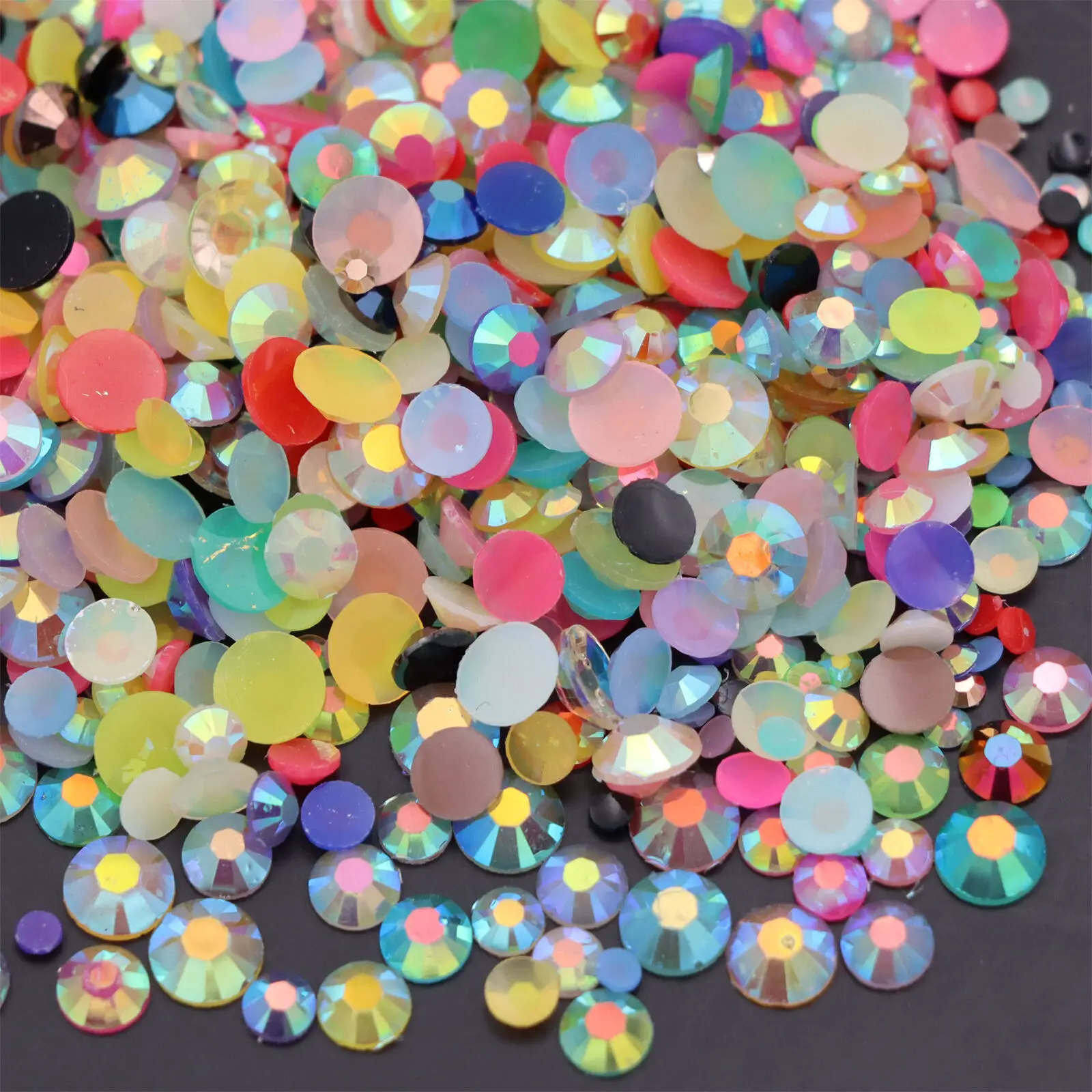 Harz nicht Hot Fix Strass steine flache Rückseite Edelstein Kunststoff Kristalle Trimmen Nagel Körper Kunst Gesicht Festival Kostüm Handwerk