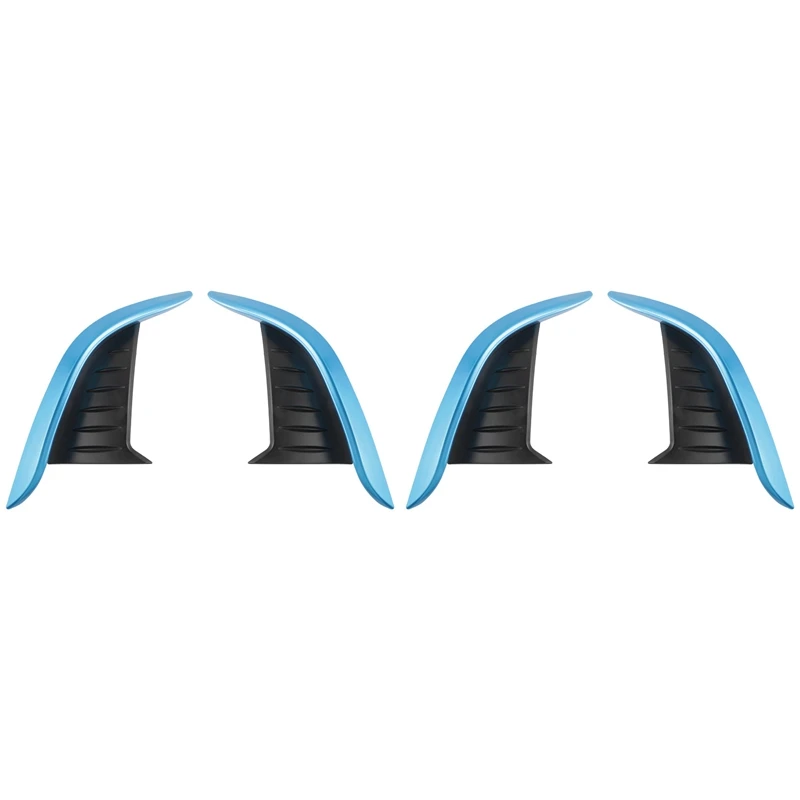 

4X For Toyota Corolla Cross 2020 2021 ABS Chrome Blue Front Fog Light Lamp Bezel Cover Trim Exterior Garnish