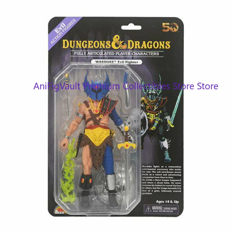 

New in Stock Original Neca Dungeons and Dragons 50th Warduke Evil Fighter Anime Figure Neca 52280 Warduke Figure Toys Kids Gift