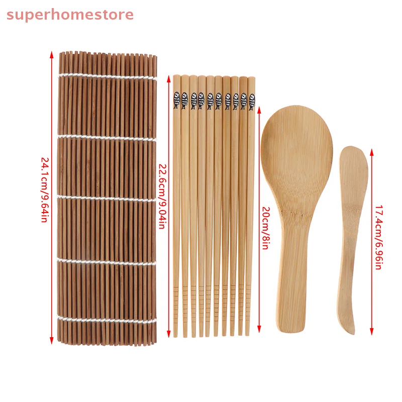 9Pcs/Set DIY Sushi Maker Rice Mold Kitchen Making Tool Kit Molds Cooking Tools Onigiri Mould Bento Home Accessories Gadgets