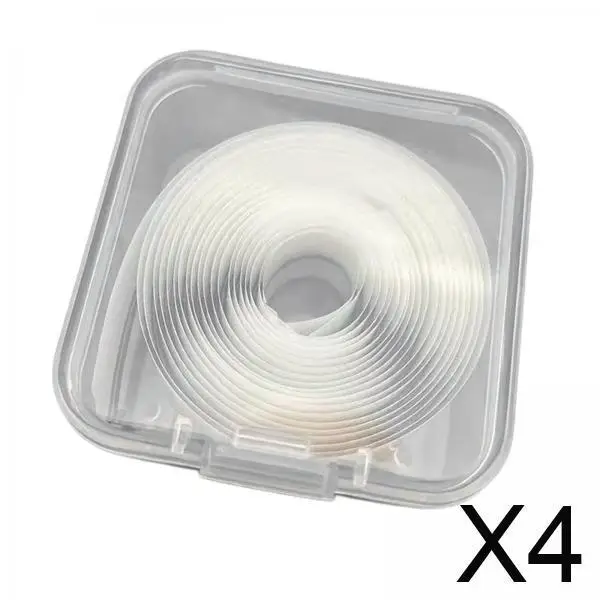 Bandes de colle pour cils auto-adhésives, 4x1 mètres, sans colle, naturelles, pour le maquillage des femmes