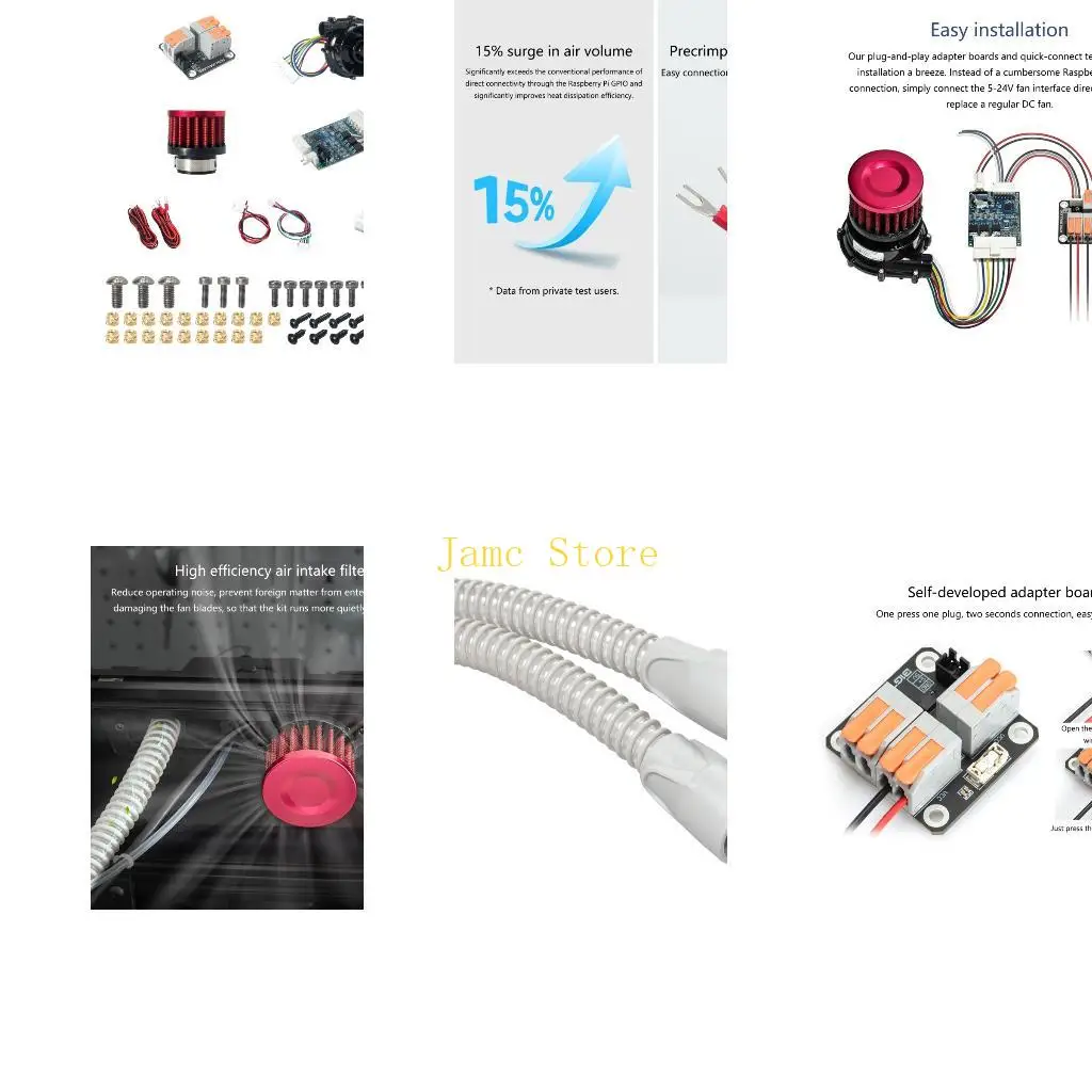 

LX0B 24V WS7040 Fan Brushless Blowe for VzBoT and HevORT Printers Efficient Cooling and for Air Systems