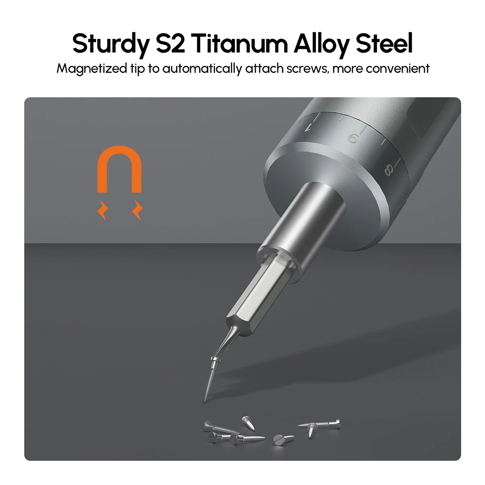 Cacciavite elettrico 24 in 1 9 coppie Strumento elettrico di precisione intelligente Punte per cacciavite magnetico per iPhone Watch PC Incisore laser